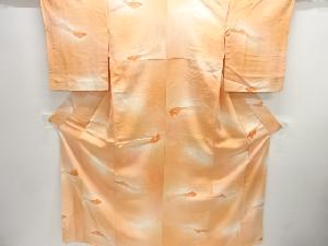 横笛模様小紋着物